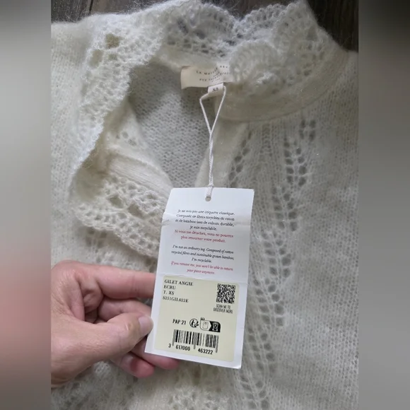 NWT Sezane Angie Cardigan - Picture 8 of 10